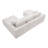 106.3" U-Shaped Cloud Sectional Sofa with Deep Seat