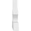 Support pour pignon en PVC de qualité architecturale Richland-44774338-44774191