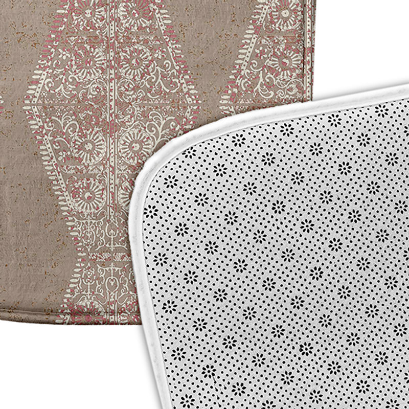 Tapis de bain HH Revival, L 17 po x L 24 po, Brun clair