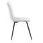 Chaise d'appoint en velours capitonné Steller-2005293416