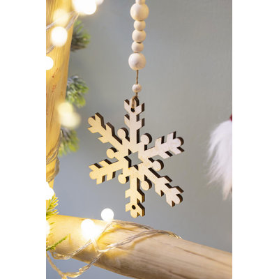 Ensemble de 12 décorations uniques en forme de flocon de neige pour arbre de Noël et décor des Fêtes, légères et élégantes