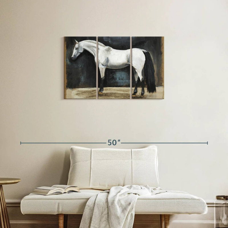Brampt Equestrian Studies II, 20" H x 33" W