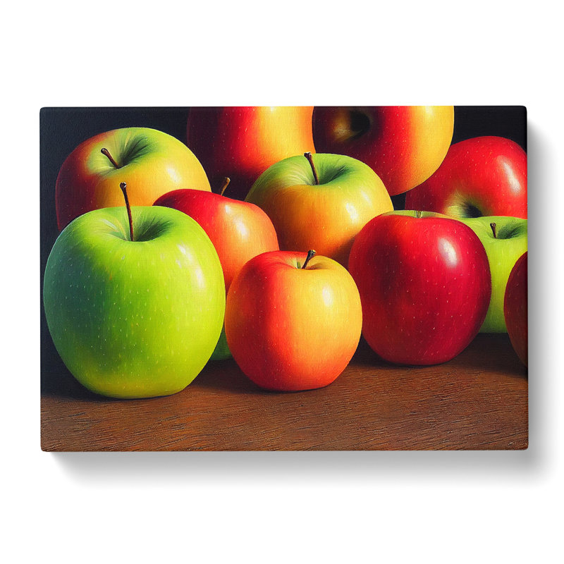 Selection Of Apples Vol.3 - Wrapped Canvas, 50cm H x 76cm W x 3cm D