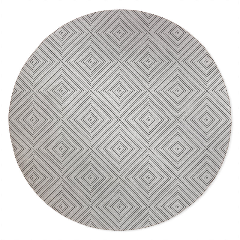 Eye Chev Non-Slip Outdoor Rug
