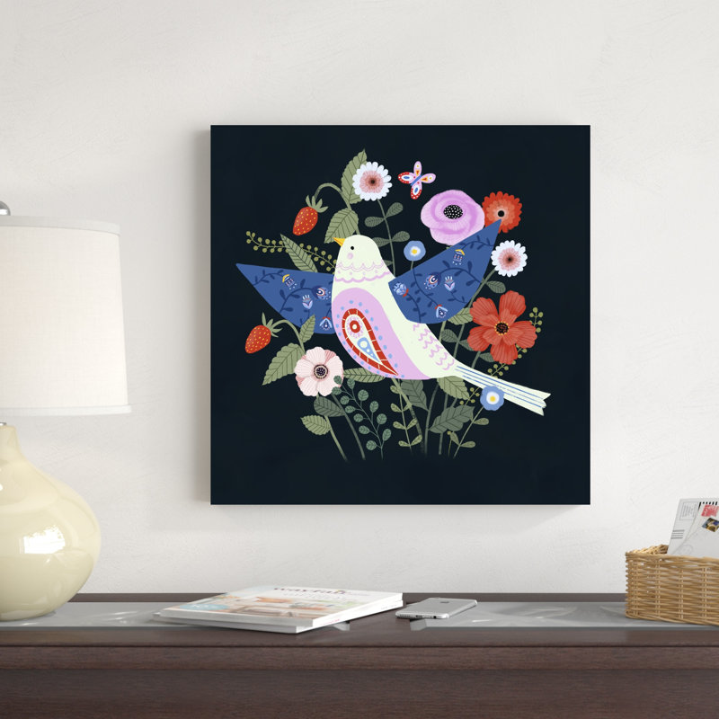 Folk Garden II, H 20 po x l 20 po x P 1,25 po