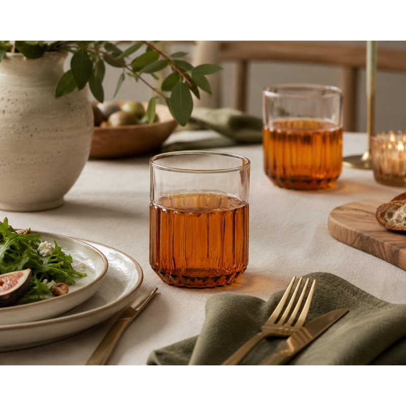 Ensemble de 4 gobelets 12 oz, Amber