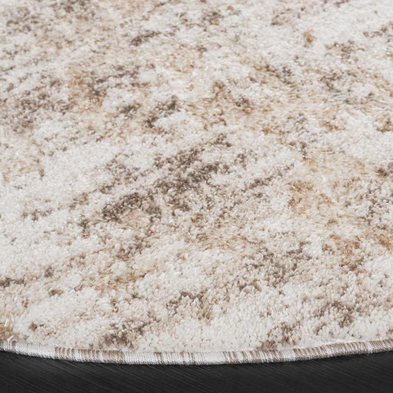 Esenler Performance Abstract Rug, Round 6'7"