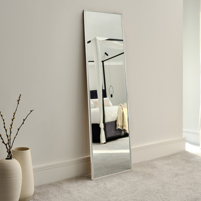 Lanare Full Length Leaning/Wall Mirror, Silver