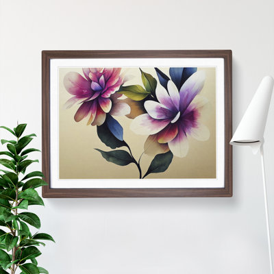 Charming Watercolour Flowers - Single Picture Frame Painting