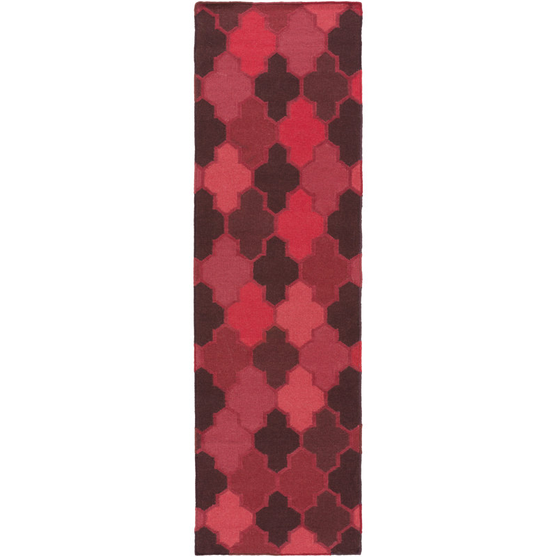 Crispin Wool Geometric Indoor Rug, Runner 2'6" x 8'