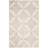 Bernon Hand Tufted Viscose/Wool Geometric Rug in Ivory/Silver-24292734