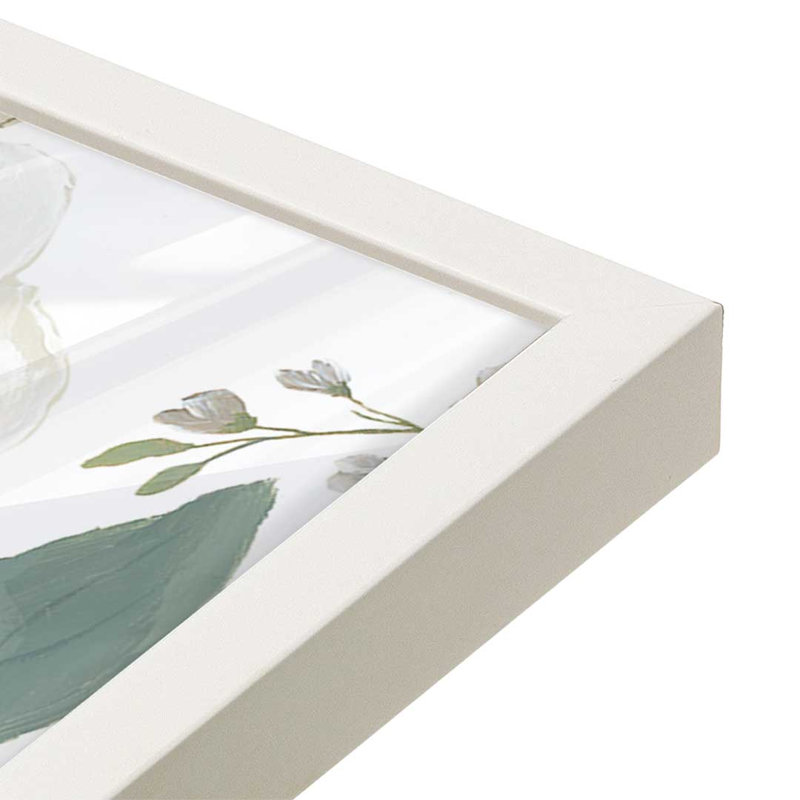 «Grace Grows Here», ensemble de 2 impressions, 18" x 12", Framed Print, Opaque White