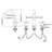 Widespread 2-handle Bathroom Faucet-70151652