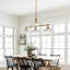 Kelbe 3 - Light Dimmable Modern Linear Chandelier