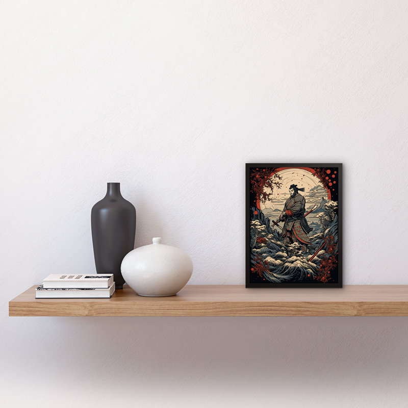 Swiridoff Winter Forest Landscape Samurai Master Rockabilly Americana - Single Picture Frame Print