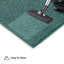 Tapis bleu sarcelle Ambers
