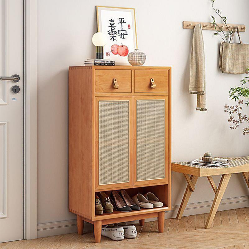 Armoire de rangement pour chaussures en rotin, H 47,24 po x l 23,62 po x P 12,99 po
