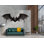 Art mural chauve-souris gothique, décor d'aile de chauve-souris noire, décalque de chauve-souris noire, décoration murale gothique, art mural d'Halloween 236Mv
