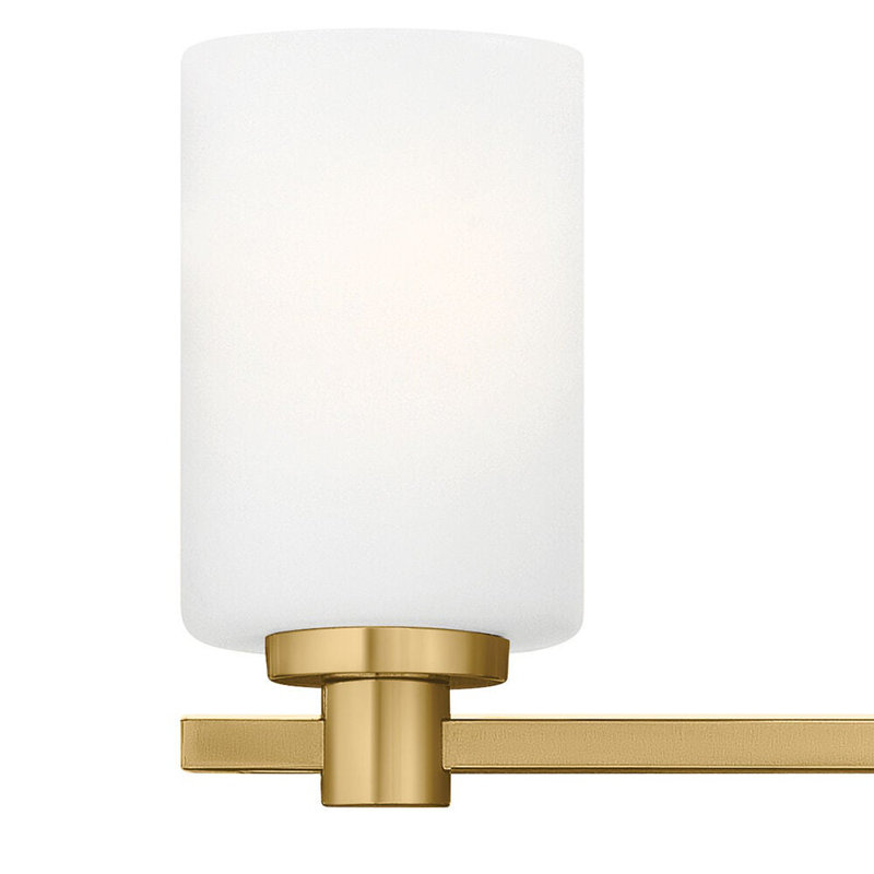 Karlie 3 - Light Vanity Light, Lacquered Brass