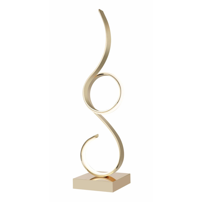 Lampe de table DEL 32 po Talea, Doré