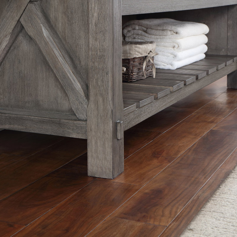 AV-029 36 po - 72 po (plusieurs options de couleurs), Pin patiné, 60"