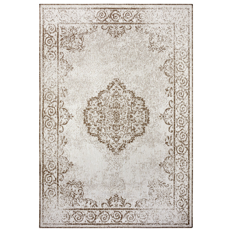 Cebu Flatweave Faded Brown Rug