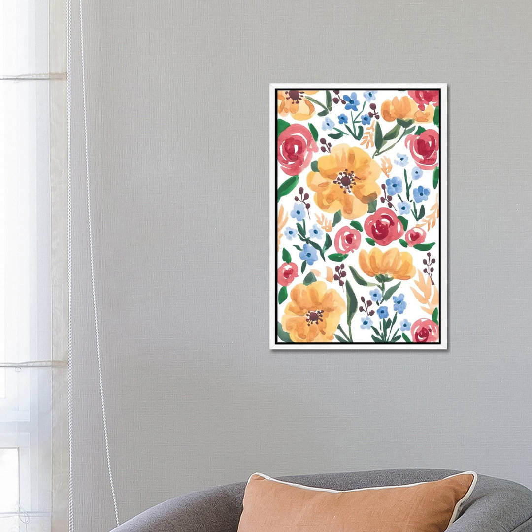 Flora II von Sabina Fenn - Galerie-verpackte Leinwand GiclÃ©e auf Leinwand