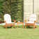 Ensemble de chaises Adirondack pour l'extérieur Reiff