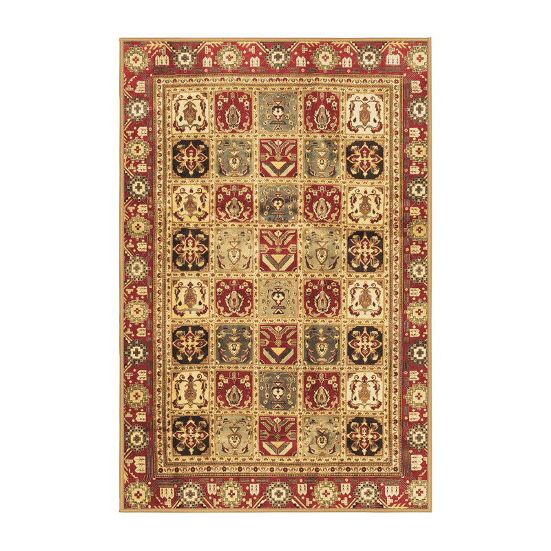 Washable Oriental Indoor Rug, Rectangle 3' x 5'