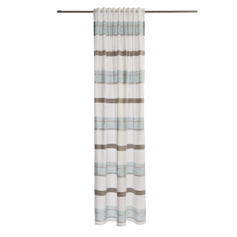 Gladeview Tab top Semi-Sheer Curtains, Petrol