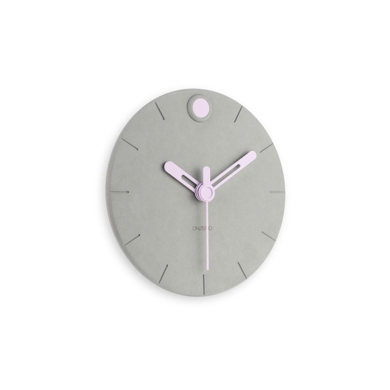 The Scandi 29Cm Silent Wall Clock, Lilac