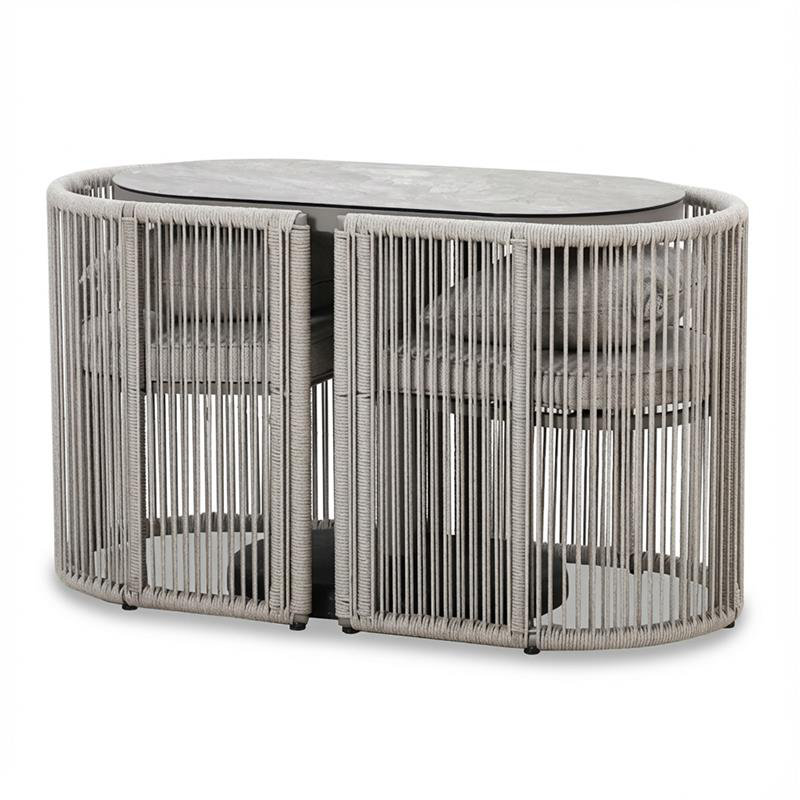 2 - Person Patio Dining Set with Oval Table