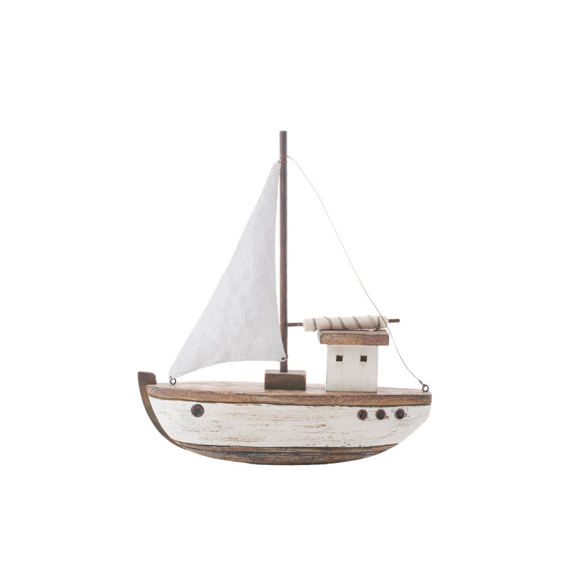 Sail Away Décor Sm, 8" H x 7.6" W x 2" D