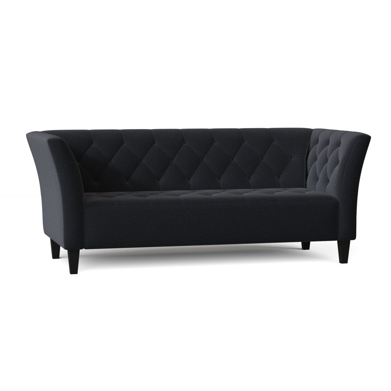 Carruth Upholstered 76'' Sofa, Napa Navy Chenille