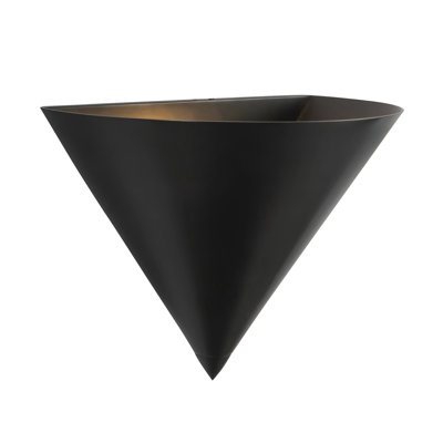 Versus 8-in Brass Wall Sconce