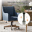 Chaise de bureau pivotante à 360 ° Ackeron Julia avec hauteur ajustable et accoudoirs courbés-912354590