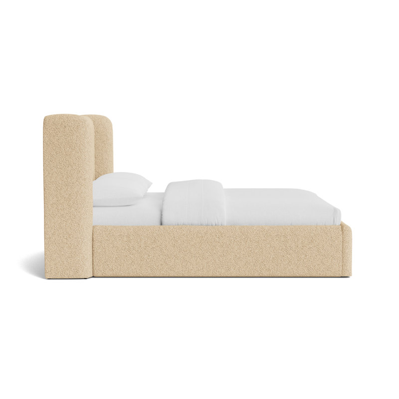 Niles 48 Floating Rail Bed, King, Berber - Dune