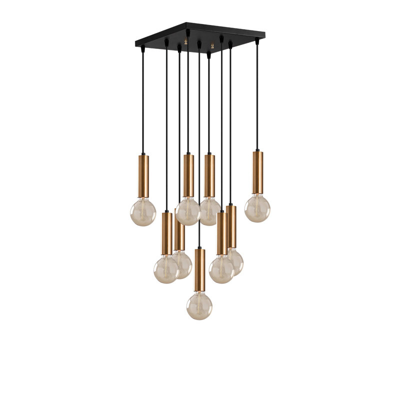 Lustre unique à niveaux 9 lumières Ceira