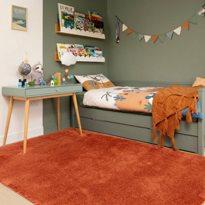 Abstract Machine Tufted Shag Area Rug