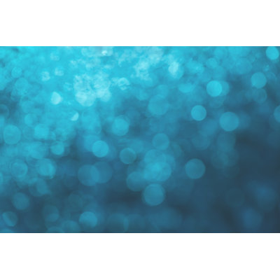 Abstract Blue Bokeh by Kiatipol - Wrapped Canvas Print
