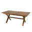 Sartell Rectangular Teak Solid Wood Extendable Outdoor with Umbrella Hole Dining Table - 180 cm W 100 cm D