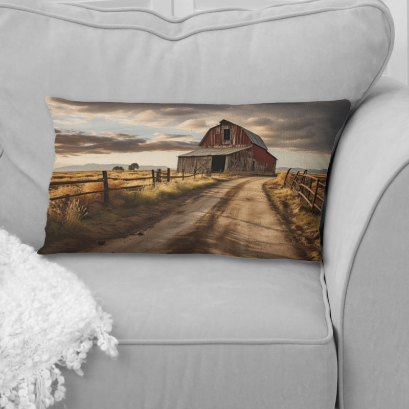 Coussin Barns Rustic Charm II - Barns, H 12 po x l 20 po