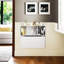 Bureau flottant rectangulaire avec armoire Laylind-1299888624