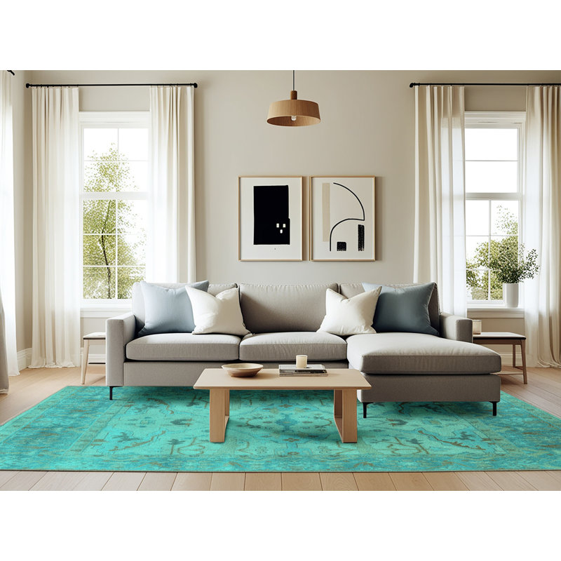 Oriental Indoor Rug, Rectangle 6' x 9'