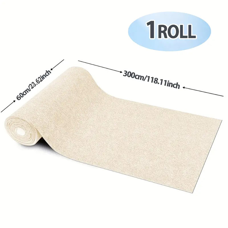 Tapis de luxe un rouleau l 24 po x L 118 po One Roll, Beige