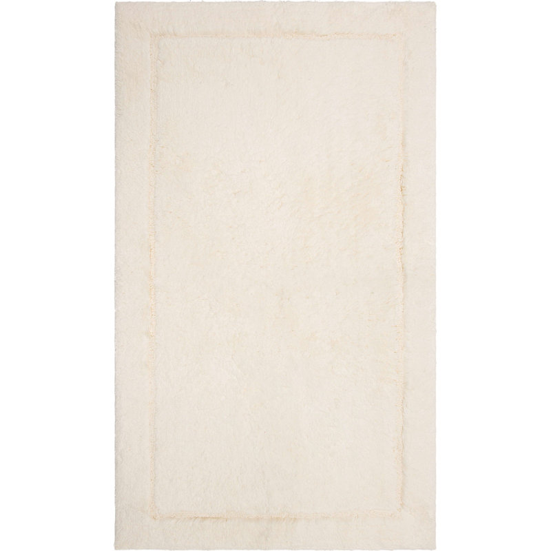 Tapis pour salle de bain Kalb, L 21 po x L 34 po, Parchemin