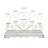 17.70'' H Aluminum Tabletop Candelabra