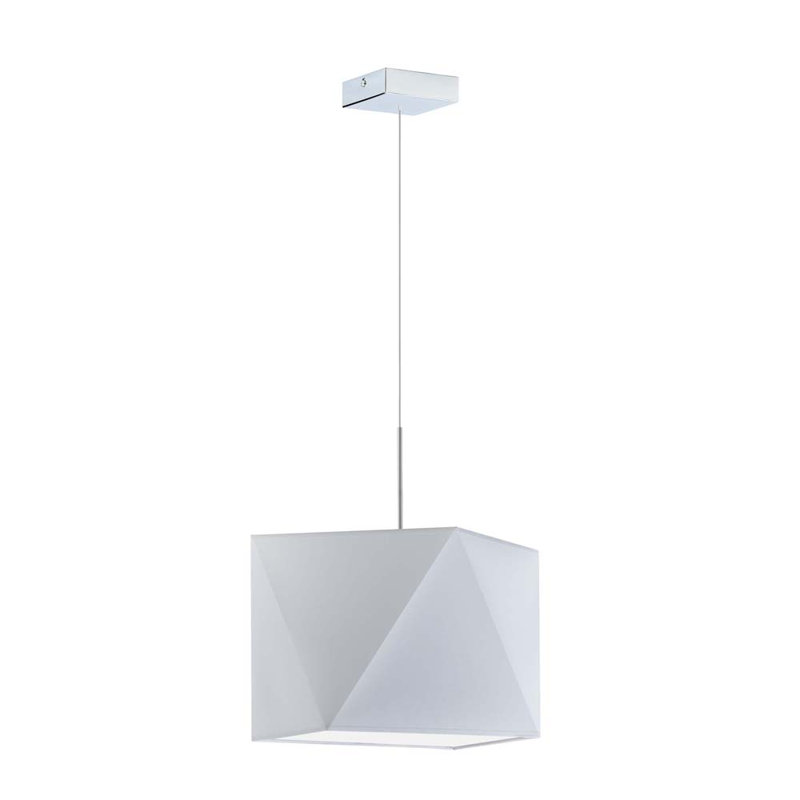 Denegar 1 - Light Single Pendant, Light Grey, Silver