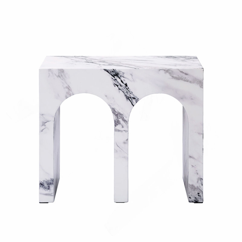 Table de bout en pierre reconstituée