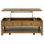 Table basse à plateau relevable mobile de 48 po Payne brun vieilli-661836905